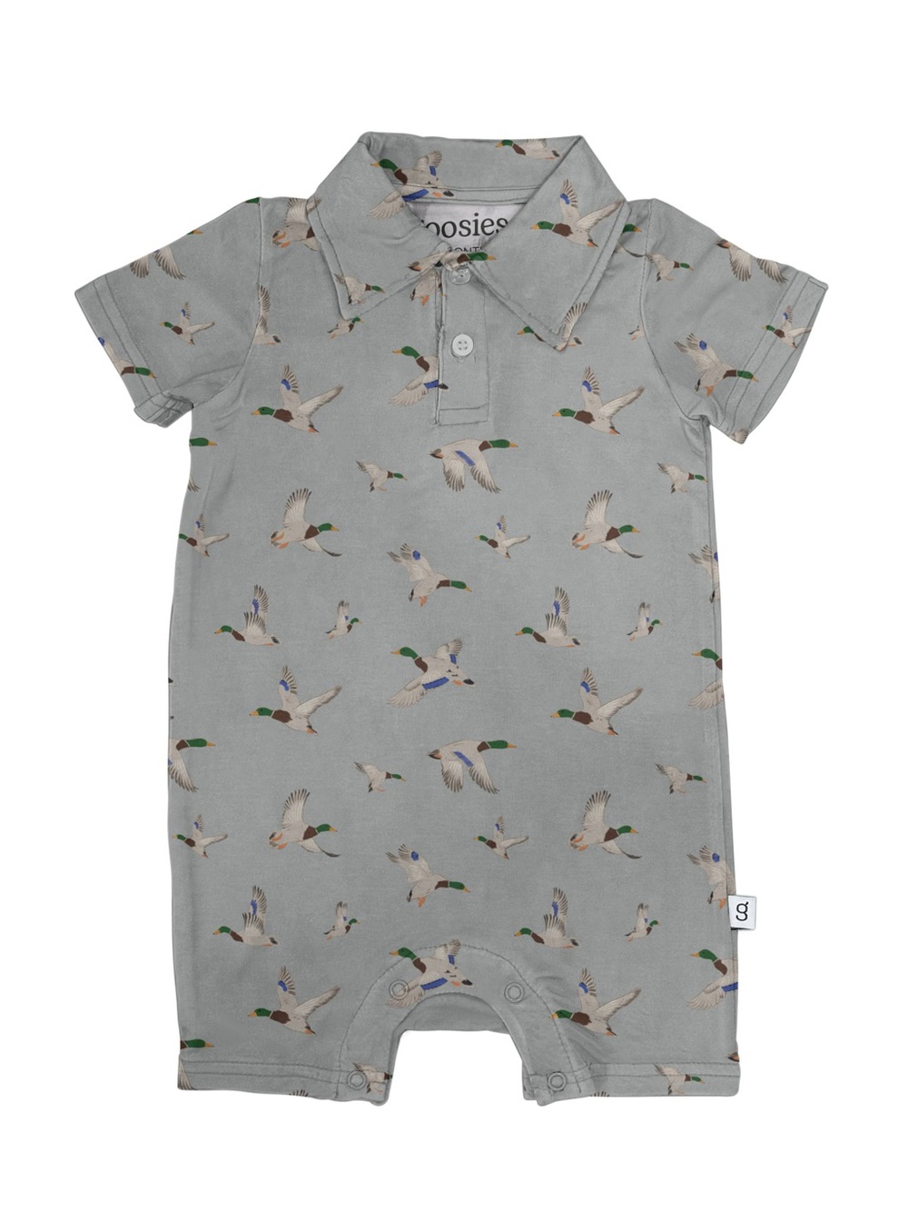 Goosies Mallard/Duck Polo Romper 0-3M - NWT